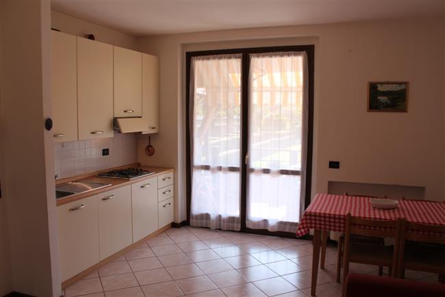 Living room with kitchen