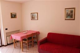 Living room with kitchen