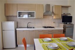 Living room with kitchen