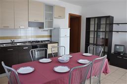 Living room with kitchen