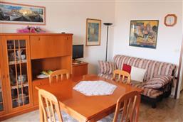 Living room with kitchen